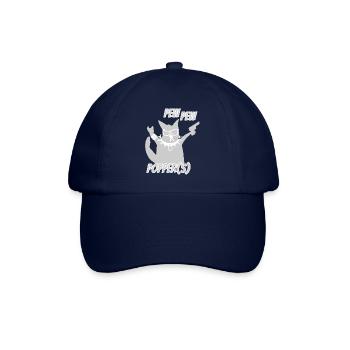  coole Katze Heavy Metal - Baseballkappe - Blau/Blau - Vorne