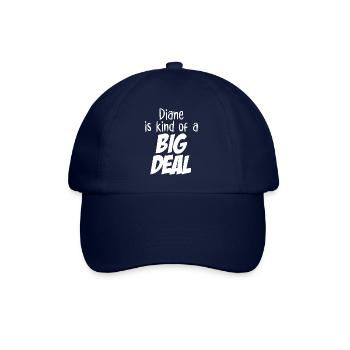 Diane est un peu une grosse affaire - Casquette classique - bleu/bleu - Devant