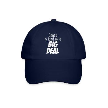 Janet est un peu une grosse affaire - Casquette classique - bleu/bleu - Devant