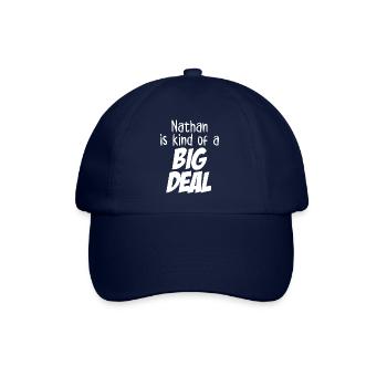 Nathan ist eine große Sache - Baseballkappe - Blau/Blau - Vorne