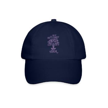 Oui, mais le yoga d’abord - Casquette classique - bleu/bleu - Devant