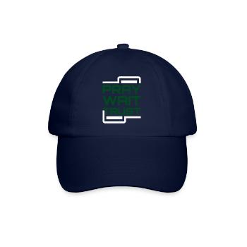 Pray Wait Trust - Baseball Cap - blue/blue - Front