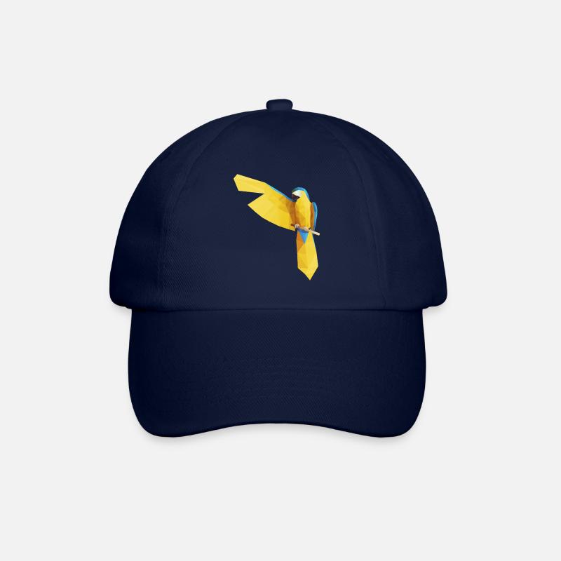 Blauer Papagei - Baseballkappe - Blau/Blau