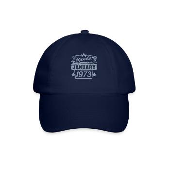 Legendary since January 1973 Retro - Baseball Cap - blue/blue - Front