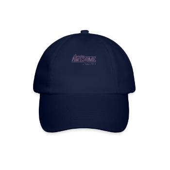 Awesome seit 1983 Geburtstag Sprüche Retro - Baseballkappe - Blau/Blau - Vorne