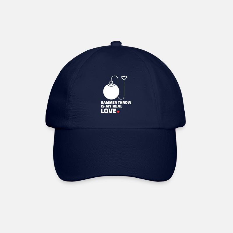 Ich Liebe Hammerwurf - Baseballkappe - Blau/Blau