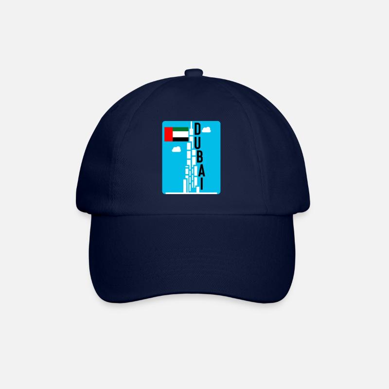 Dubai - Baseballkappe - Blau/Blau