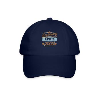 Vintage design for the birthday in April 2005 - Baseball Cap - blue/blue - Front