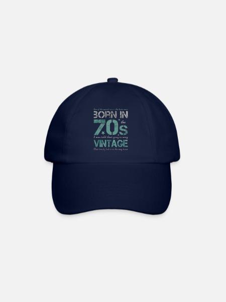 70s die Siebziger Jahre 70's 70er - Baseballkasket - blå/blå
