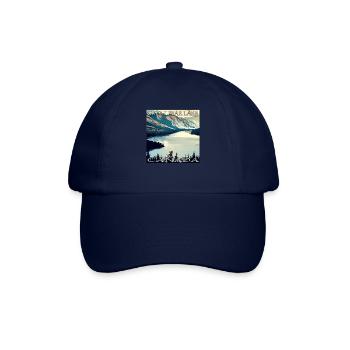 Vacances au Grand Lac de l’Ours, Canada - Casquette classique - bleu/bleu - Devant