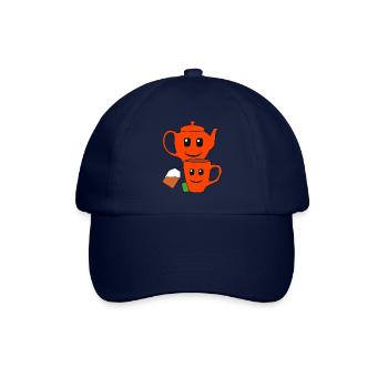 Tea Bag, Teapot, Tea, Enjoyment, Beverage, Cup - Baseball Cap - blue/blue - Front