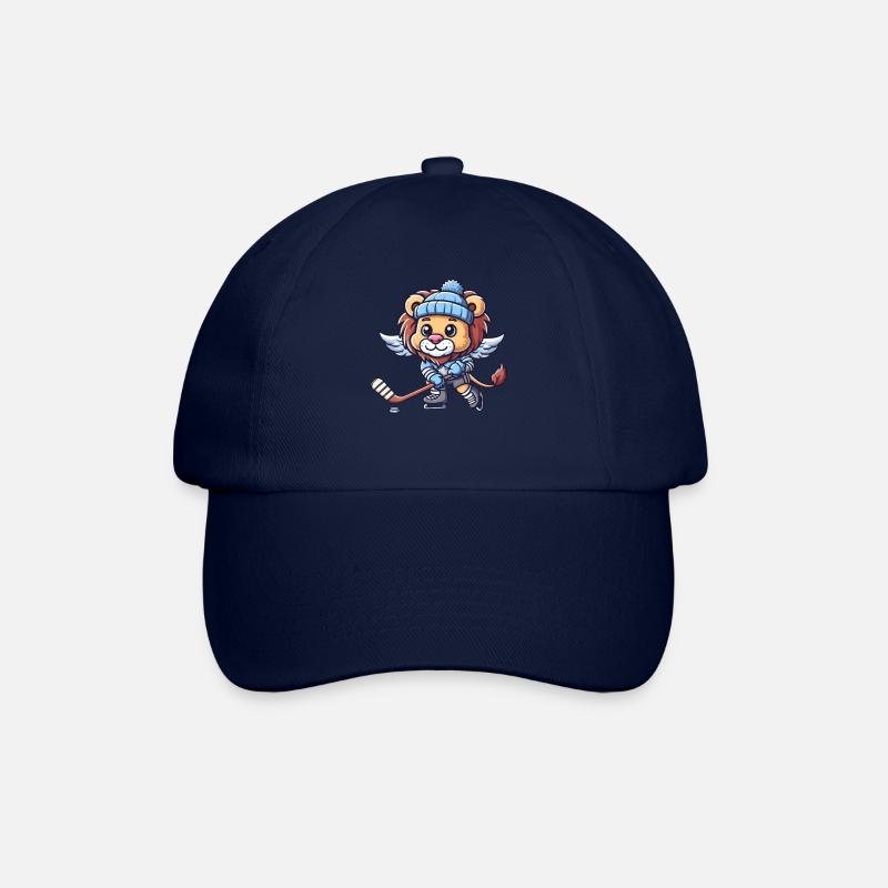 Mignon comique Ailes de Lion Hockey sur glace - Casquette classique - bleu/bleu