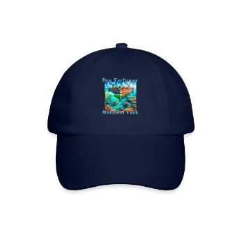 Dry Tortugas Nationalpark Florida – Grunge-Stil - Baseballkappe - Blau/Blau - Vorne