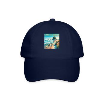 Cannon Beach Oregon Beach vacances Design - Casquette classique - bleu/bleu - Devant