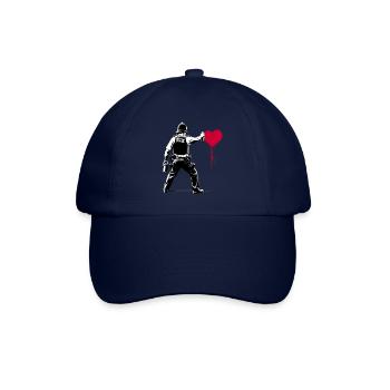 I ♥️ Police StreetArt Banksy style - Baseball Cap - blue/blue - Front
