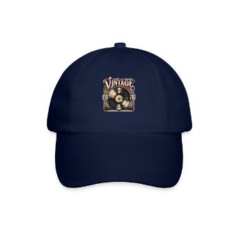 Retro Vinyl Vintage Legend 1978 Geburtstag - Baseballkappe - Blau/Blau - Vorne