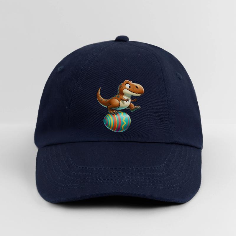 Dancing T-Rex, Easter Eggshell Fun Baseball Cap