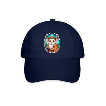 Druide Niedlich Illustration - Baseballkappe - Blau/Blau - Vorne
