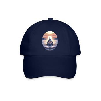 Voilier, Méditation, Coucher De Soleil, Nature - Casquette classique - bleu/bleu - Devant