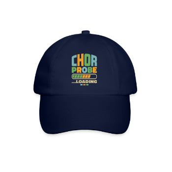 "Chorprobe loading" Chor Chorsänger Singen Musik - Baseballkappe - Blau/Blau - Vorne
