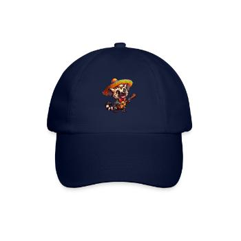 Cinco de Mayo Hyäne Giraffe Mariachi - Baseballkappe - Blau/Blau - Vorne