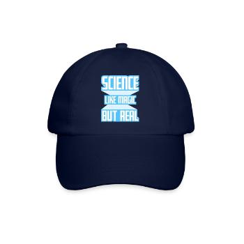 La science comme de la magie, mais un vrai professeur scientifique - Casquette classique - bleu/bleu - Devant