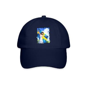 Remise des diplômes de la classe 2024 Fête de remise des diplômes du lycée - Casquette classique - bleu/bleu - Devant