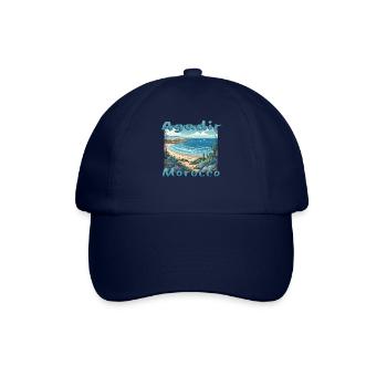 Agadir Maroc Plage Palmiers Nature Vacances - Casquette classique - bleu/bleu - Devant
