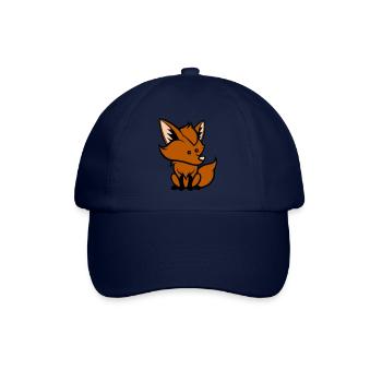 fuchs comic tier - Baseballkappe - Blau/Blau - Vorne