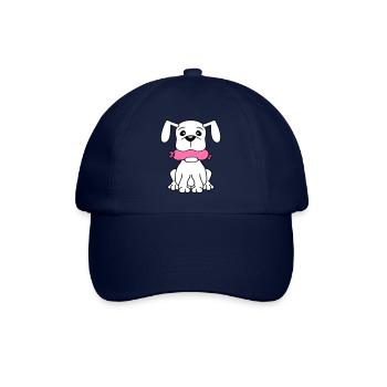 Chien Saucisse Bouche Faim Nourriture Mange Saucisses Sucré - Casquette classique - bleu/bleu - Devant