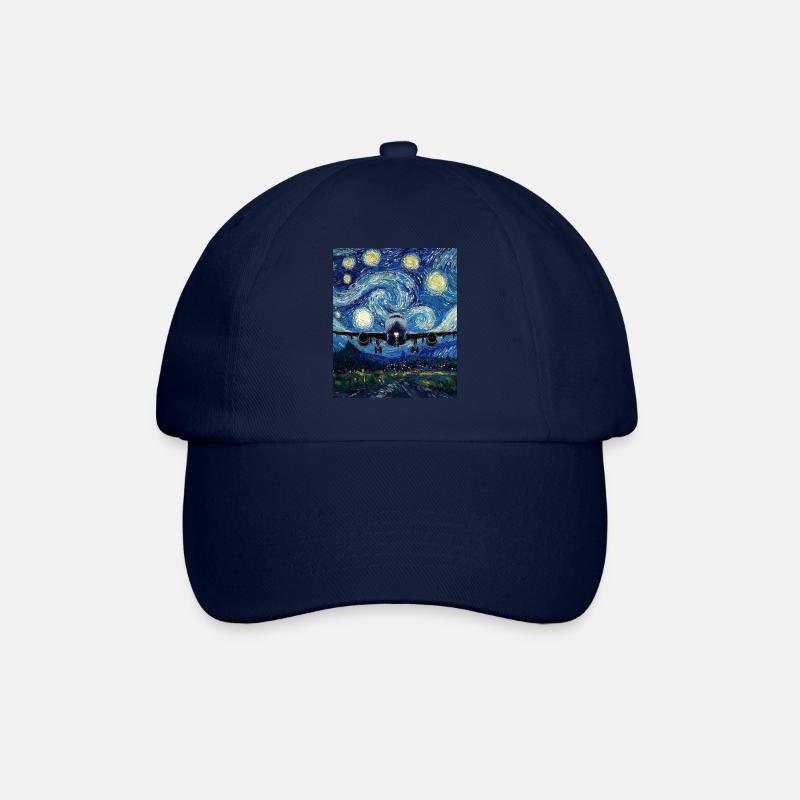 Airplane - Baseball Cap - blue/blue
