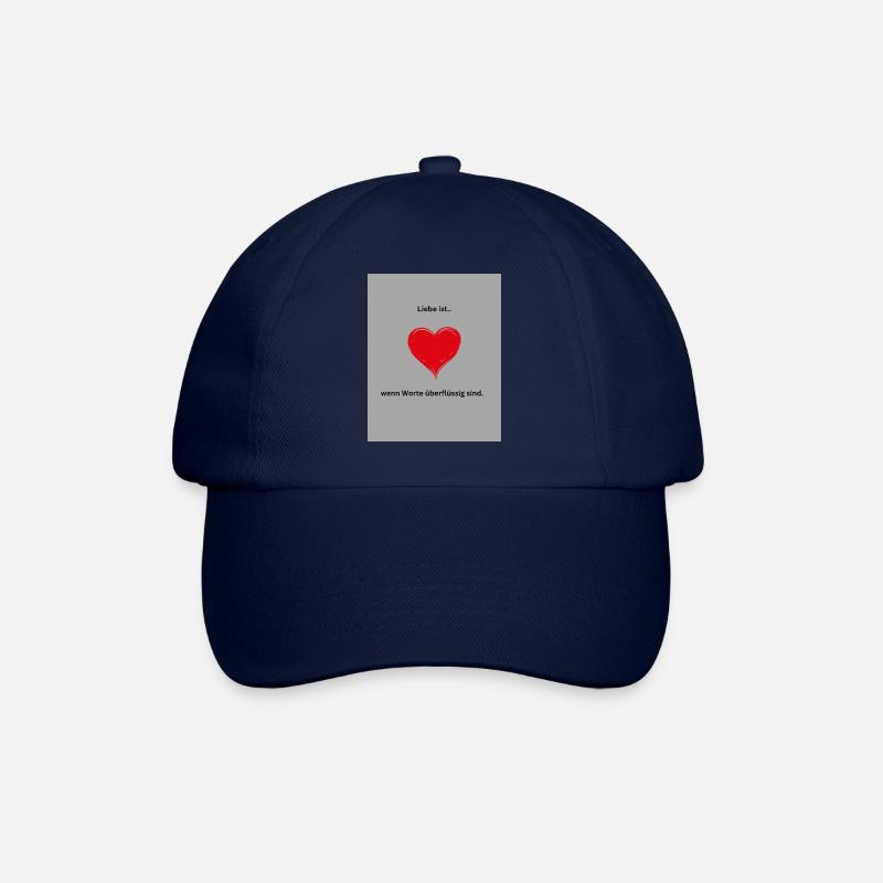 Worte überflüssig - Baseballkappe - Blau/Blau