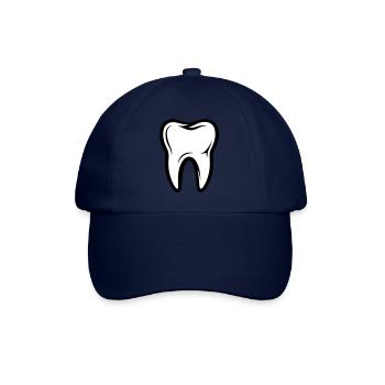 Zahn Symbol - Baseballkappe - Blau/Blau - Vorne