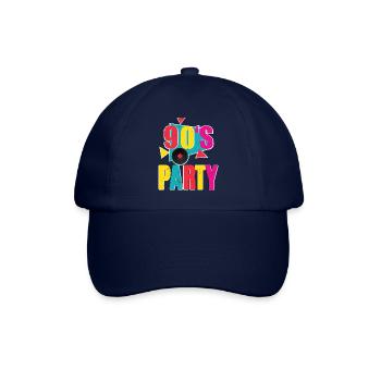 90s Party - Baseballkappe - Blau/Blau - Vorne