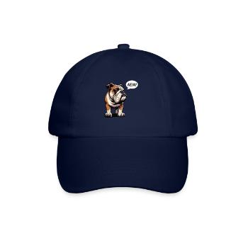 No English Bulldog Bully Bully Owner - Baseball Cap - blue/blue - Front