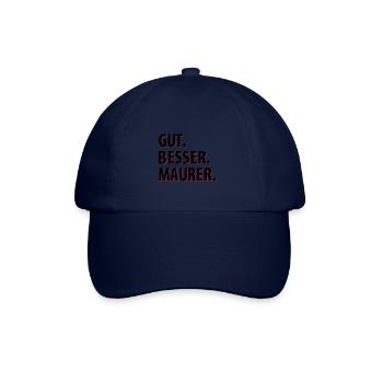 Gut Besser Maurer - Baseballkappe - Blau/Blau - Vorne
