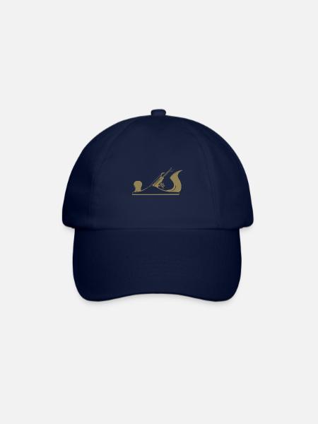 Schreiner Werkzeug Hobel Design - Baseballkappe - Blau/Blau