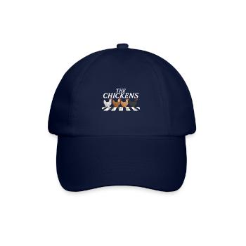 The Chickens Chickens Chicken Funny Music - Baseball Cap - blue/blue - Front