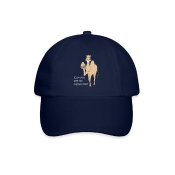 camel toe step funny sayings gift shirt - Baseball Cap - blue/blue - Front