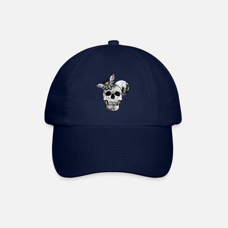 Skull Skull Skull Skirt Gothic - Baseball Cap - blue/blue