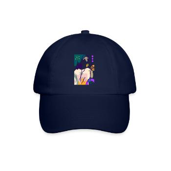 Nudist nudist nude gift - Baseball Cap - blue/blue - Front