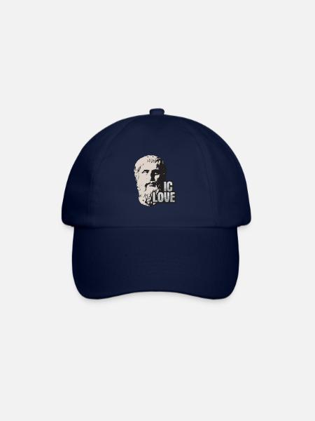 Philosophie Platon shirt für Philosophie Student - Baseballkappe - Blau/Blau