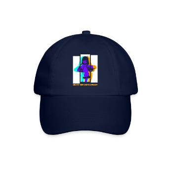 Die mit dem Anime spricht - Baseballkappe - Blau/Blau - Vorne