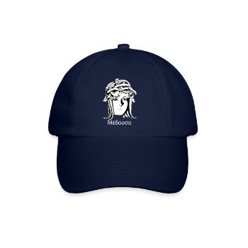 Medusa Antike Kunst Medusas Kopf mit Schlangenhaar - Baseballkappe - Blau/Blau - Vorne
