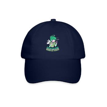 Ich bin ein Anime und wenn ich sarkastisch werde - Baseballkappe - Blau/Blau - Vorne