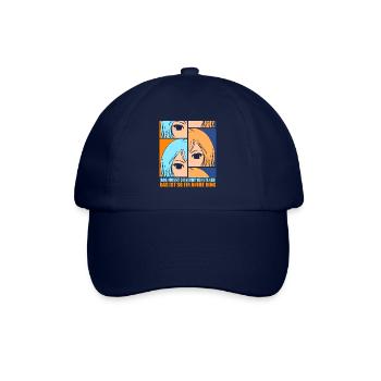 Das musst du nicht verstehen das ist Anime Ding - Baseballkappe - Blau/Blau - Vorne
