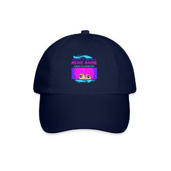 Zwingen sie mich nicht meine Anime Augen - Baseballkappe - Blau/Blau - Vorne