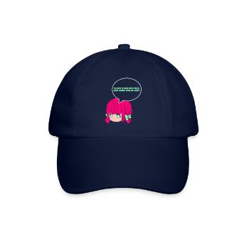 Ich liebe es wenn mein Freund mich Anime - Baseballkappe - Blau/Blau - Vorne