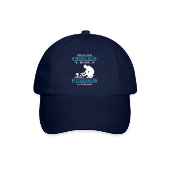 Morgens Müde Abends Blau Pilzsammler - Baseballkappe - Blau/Blau - Vorne