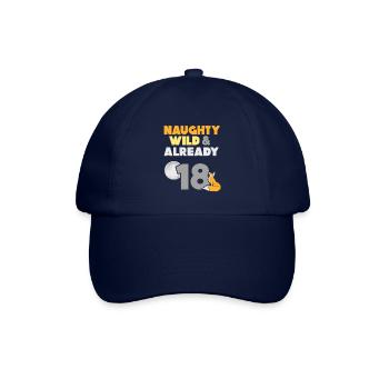 18 Jahre Geburtstag Fuchs - Baseballkappe - Blau/Blau - Vorne